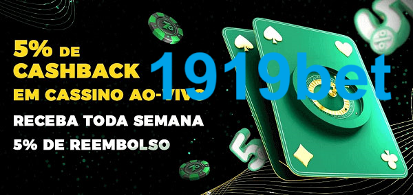 Promoções do cassino ao Vivo 1919bet